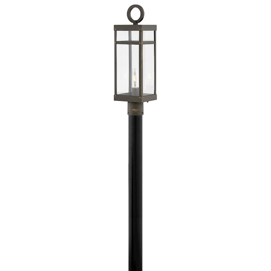 Hinkley Lighting Porter Outdoor 1-LT Post/Pier, Bronze/Clear - 2801OZ-LL