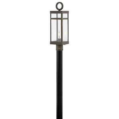 Hinkley Lighting Porter Outdoor 1-LT Post/Pier, Bronze/Clear - 2801OZ-LL