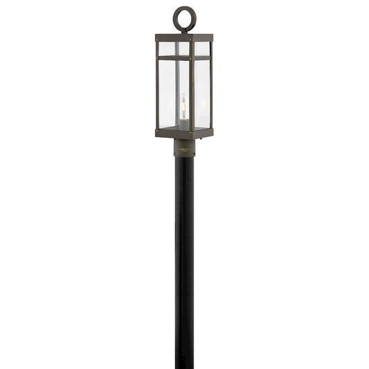 Hinkley Lighting Porter Outdoor 1-LT Post/Pier, Bronze/Clear - 2801OZ-LL