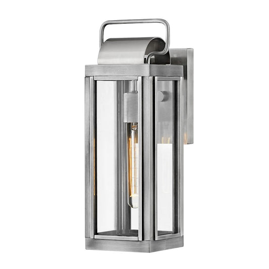 Hinkley Lighting Sag Harbor Outdoor 1 Light 16" Wall, Aluminum/Clear - 2840AL-LL