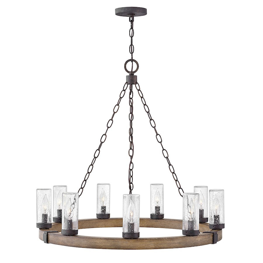 Hinkley Sawyer Outdoor  Chandelier, Sequoia