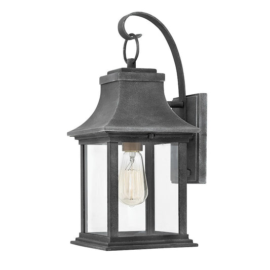 Hinkley Lighting Outdoor Adair Wall Mount, Aged Zinc