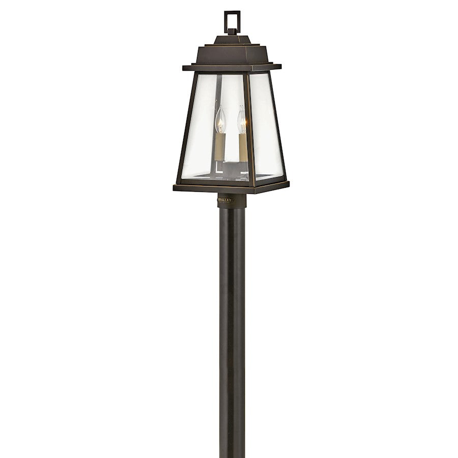 Hinkley Lighting Bainbridge 2 Light Post Mount Lantern, Bronze