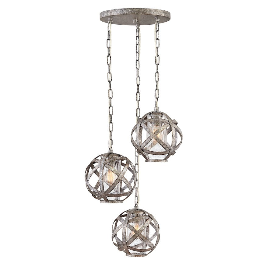 Hinkley Lighting 3 Light 21' Carson Outdoor Hanging Lanterns