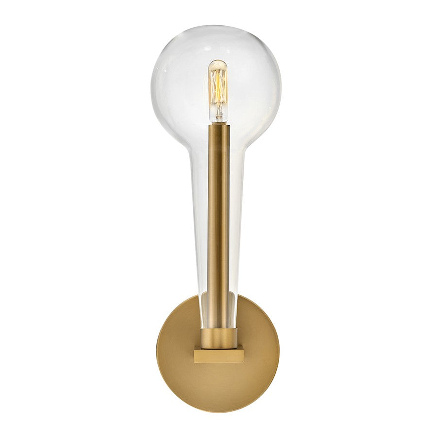 Hinkley Lighting Alchemy 1 Light Sconce, Lacquered Brass - 30520LCB