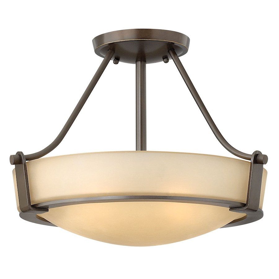 Hinkley Lighting Hathaway Foyer Semi-Flush Mount Light, Olde Bronze