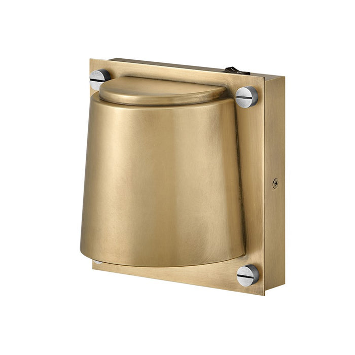 Hinkley Lighting Scout 1 Light Indoor Wall Sconce, Brass/Etched - 32530HB
