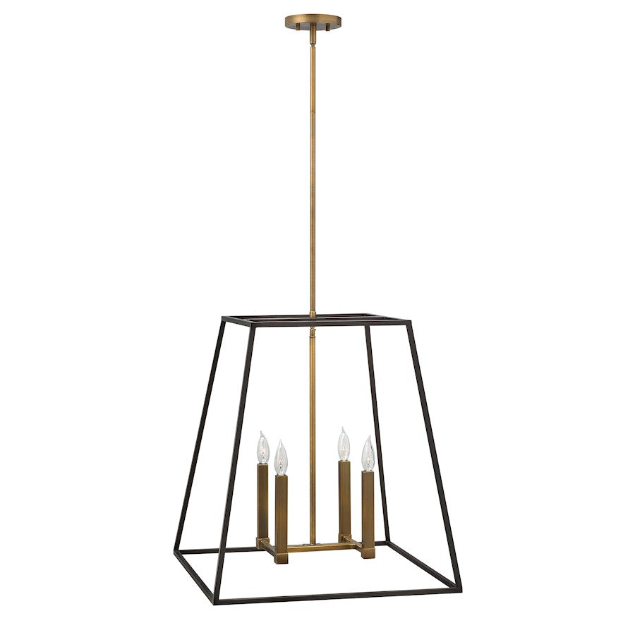 Hinkley Lighting Fulton 4 Light Foyer Stem Hung Pendant