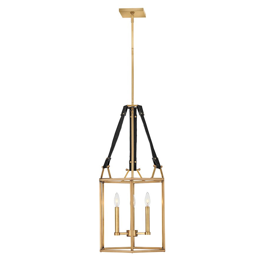 Hinkley Lighting Monroe 3 Light Interior Hanging in Heritage Brass - 34204HBR