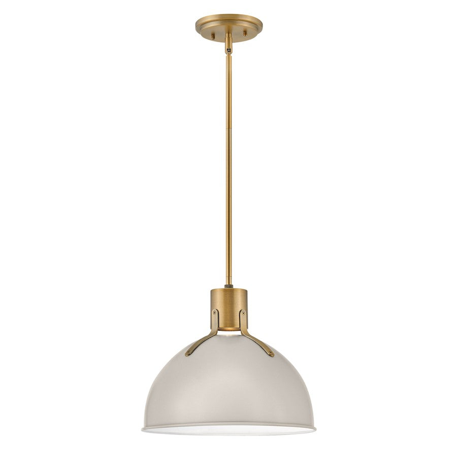 Hinkley Lighting Argo 1 Light Small Pendant, Light Taupe - 3487LTP