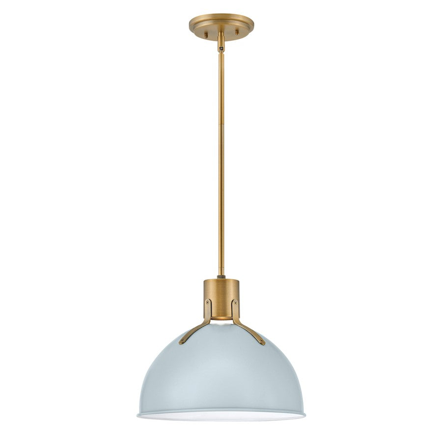 Hinkley Lighting Argo 1 Light Small Pendant, Pale Blue - 3487PBL