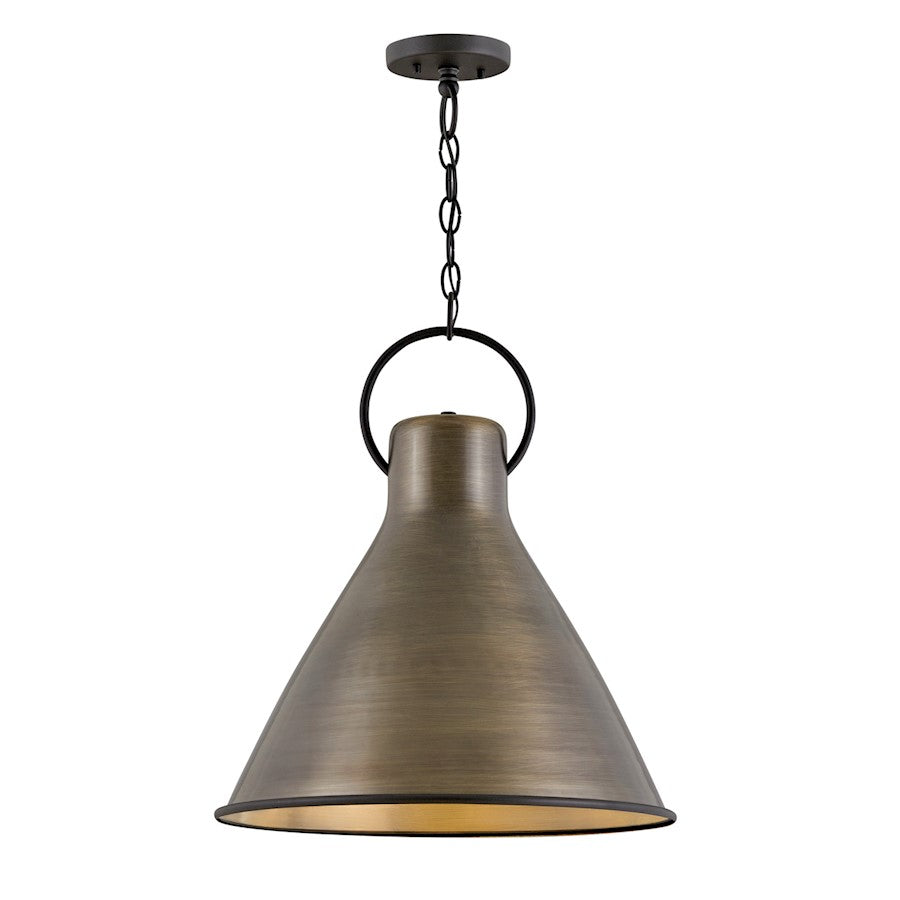 Hinkley Lighting Winnie 1 Light 21" Pendant, Dark Antique Brass - 3555DS