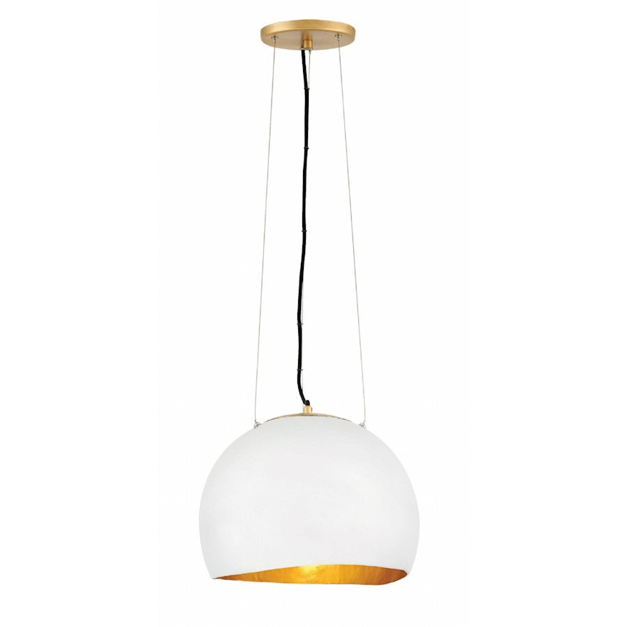 Hinkley Lighting Nula 1 Light Pendant, Shell White - 35904SHW