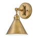 Hinkley Lighting Arti 1 Light Sconce in Heritage Brass - 3691HB