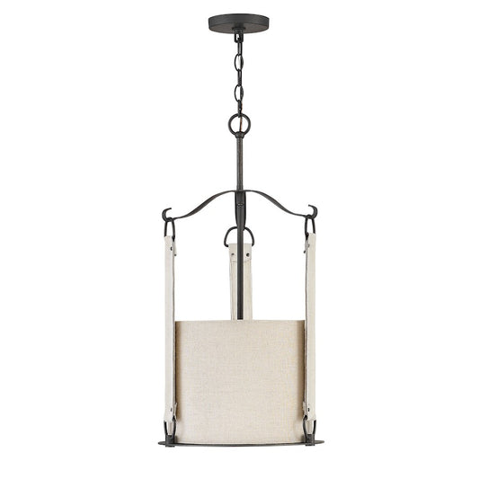 3 Light Telluride Pendant, Brushed Graphite