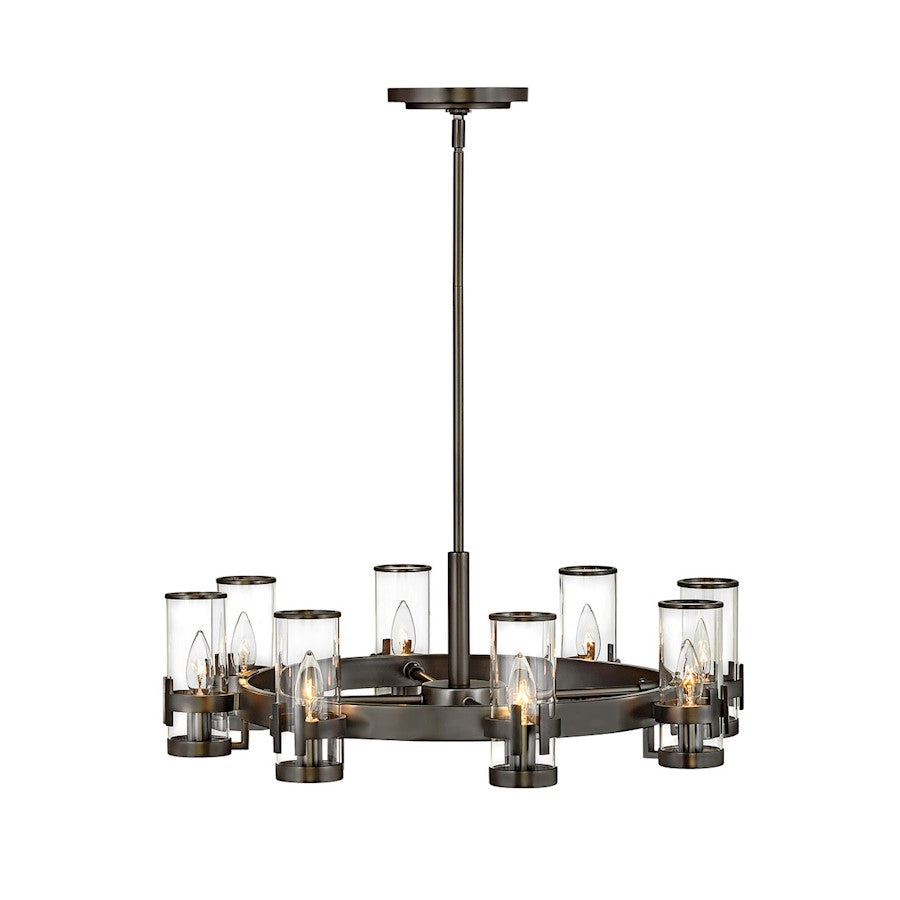 Hinkley Lighting Reeve 8 Light Interior Hanging in Black - 38106BX