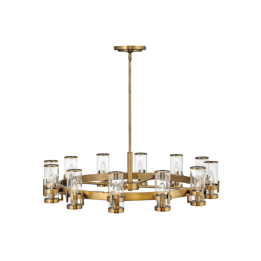 Hinkley Lighting Reeve 12 Light Interior Hanging in Heritage Brass - 38109HB