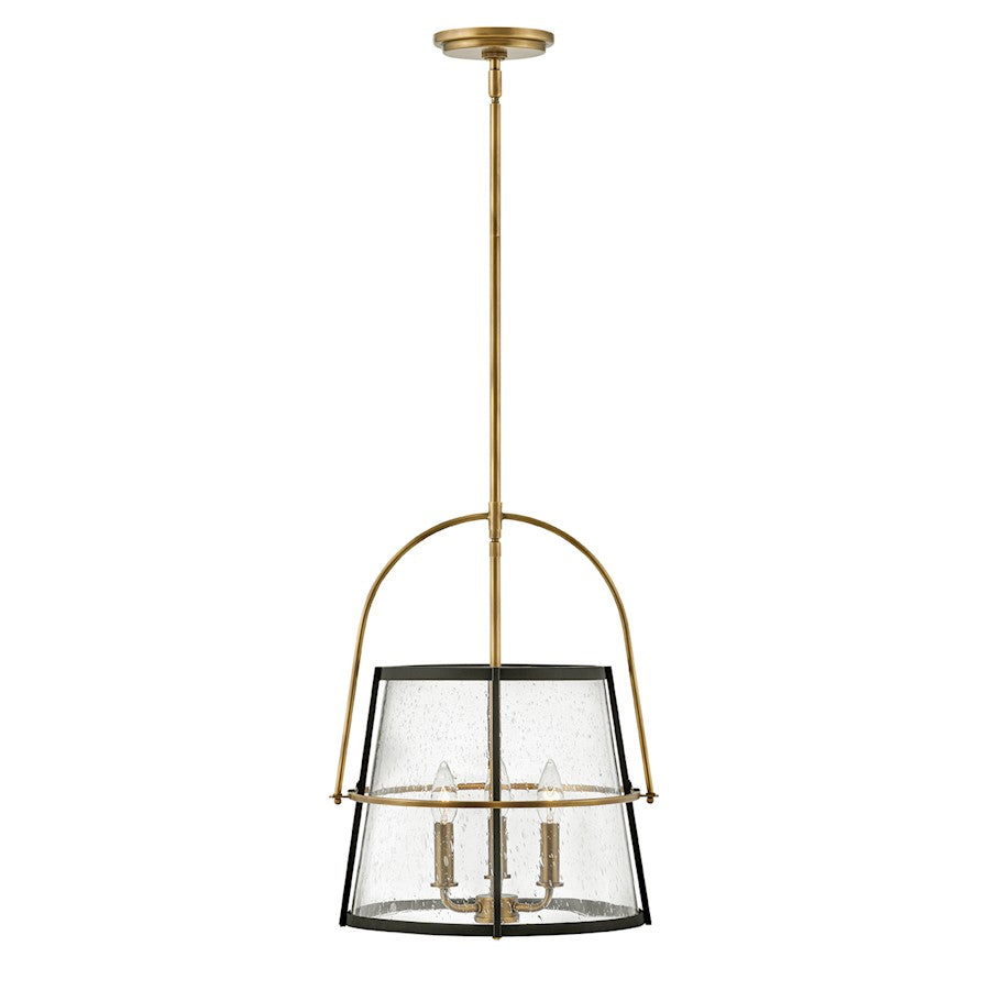 Hinkley Lighting Tournon 3 Light Pendant in Heritage Brass - 38113HB