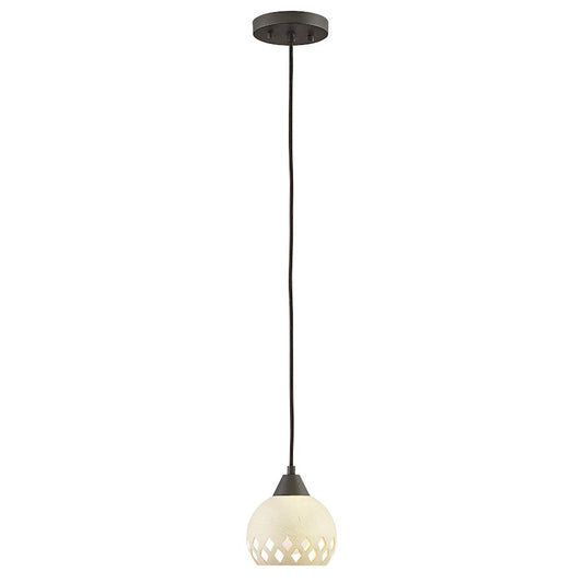 1 Light Edie Pendant, Oil Rubbed Bronze