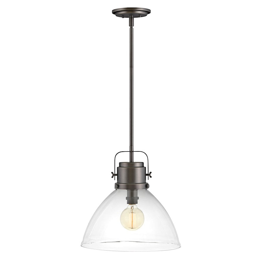 Hinkley Lighting Malone 1 Light Pendant, Black - 40087BX