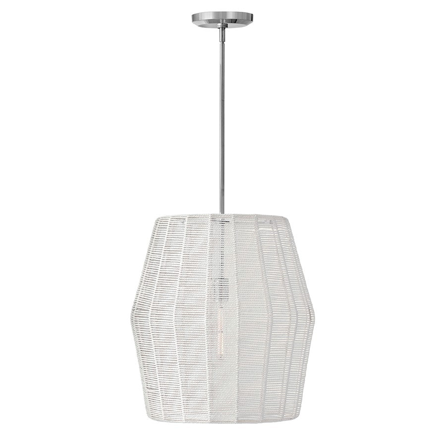 Hinkley Lighting Luca 1 Light LG Conv Pendant, Chrome - 40387PCM