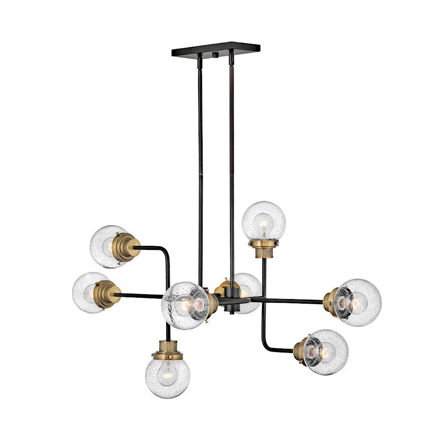 Hinkley Lighting Poppy 8 Light Interior Hanging in Black - 40698BK