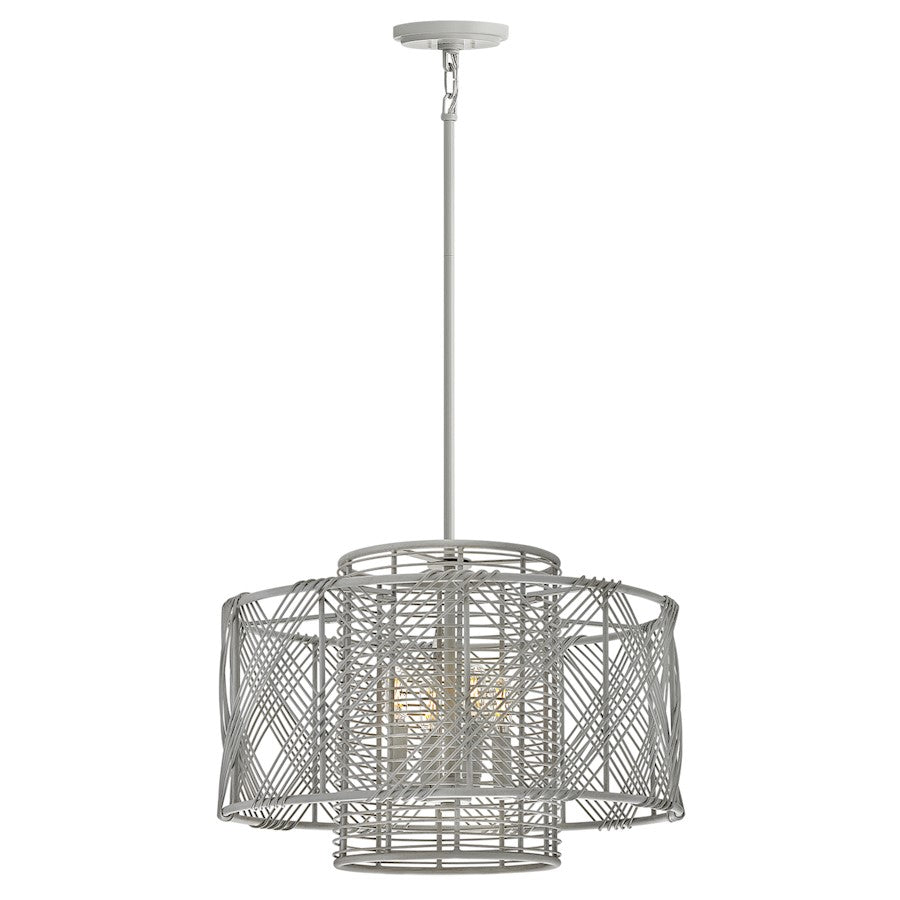 Hinkley Lighting Nikko 4 Light LG Conv Pendant, Light Ashwood - 41063LAW