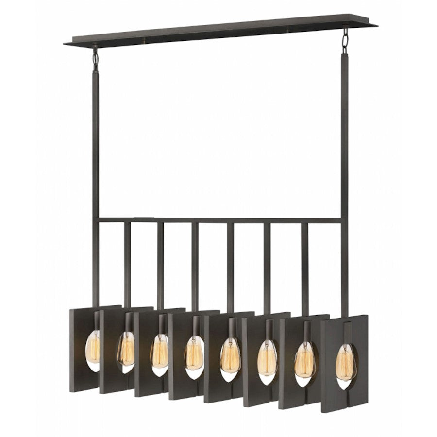 Hinkley Lighting Ludlow 8 Light Chandelier, Brushed Graphite - 41315BGR