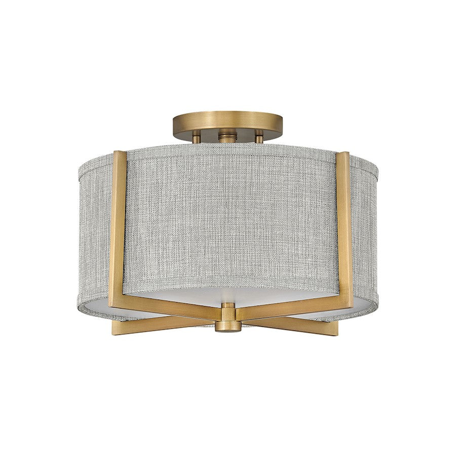 Hinkley Lighting Axis 2 Light Interior Ceiling in Heritage Brass - 41705HB