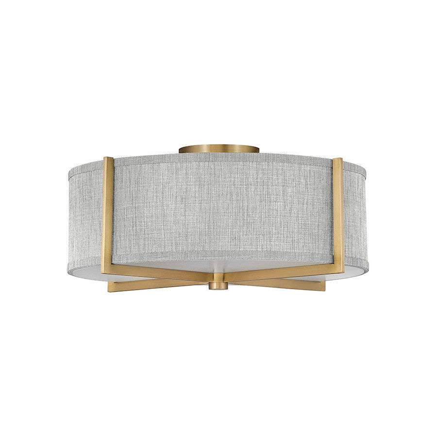 Hinkley Lighting Axis 3 Light Interior Ceiling in Heritage Brass - 41707HB