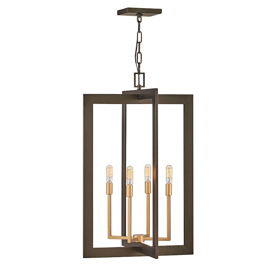 Hinkley Lighting 4 Light Anders Foyer, Metallic Matte Bronze