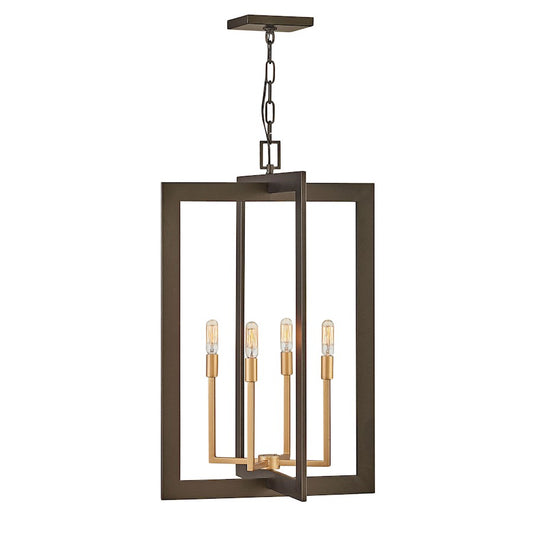 Hinkley Lighting 4 Light Anders Foyer, Metallic Matte Bronze