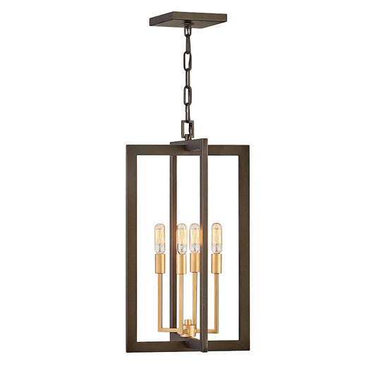 4 Light Anders Chandelier, Metallic Matte Bronze