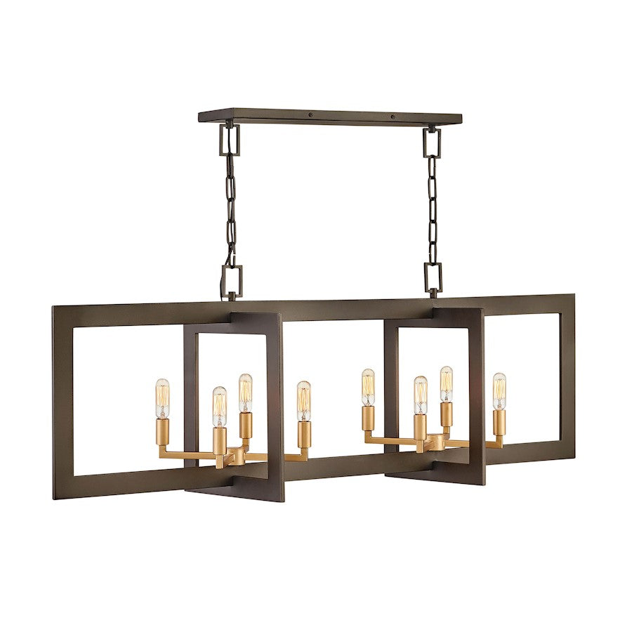 4 Light Anders Chandelier, Metallic Matte Bronze