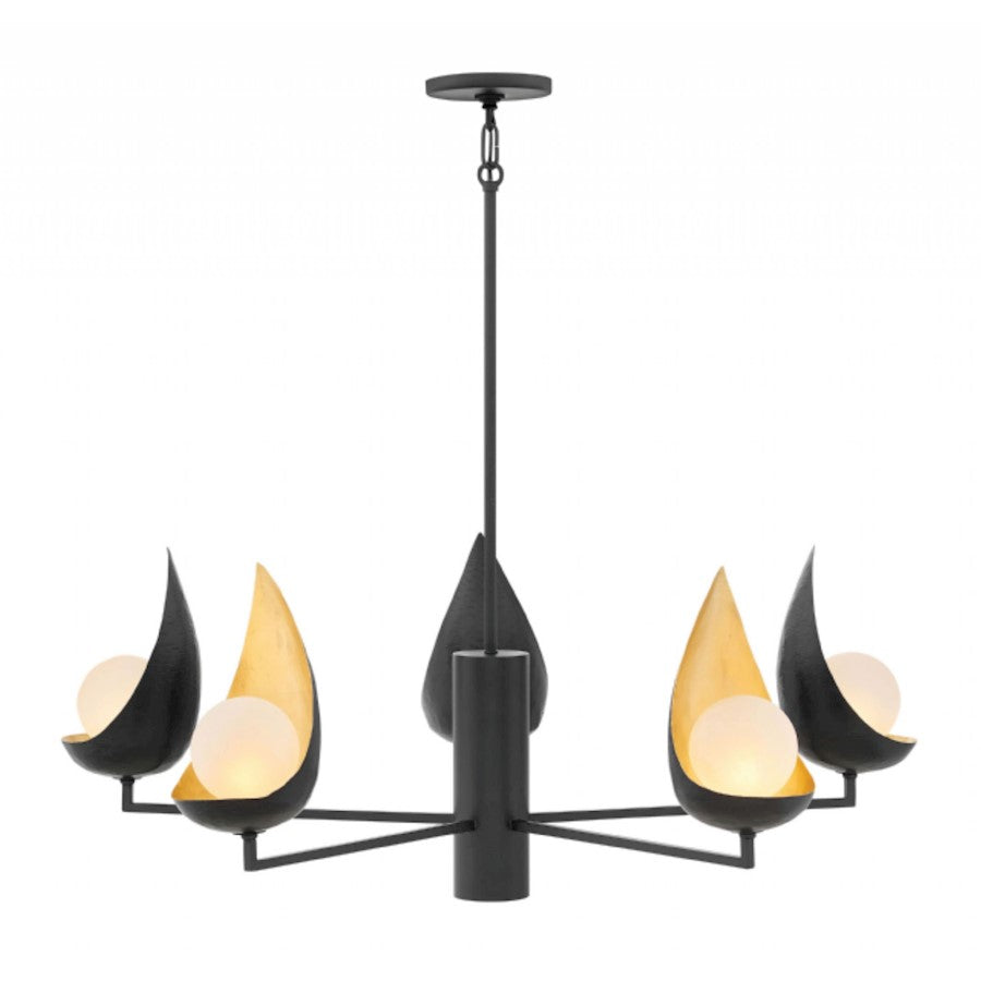 Hinkley Lighting Ren 1 Light Chandelier, Black - 47905BLK