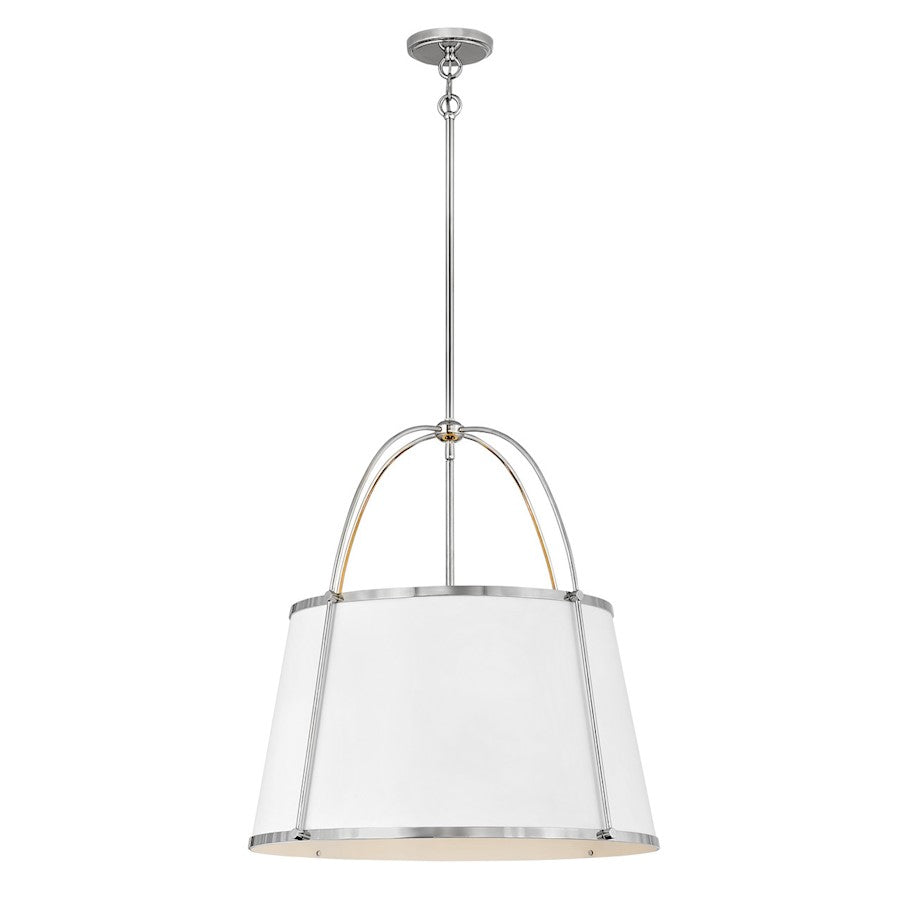 Hinkley Lighting Clarke 4 Light Interior Hanging in Polished Nickel - 4895PN