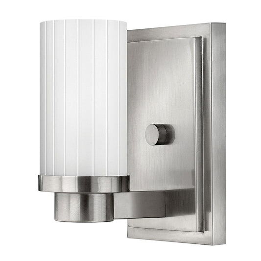 Midtown 1 Light Sconce, Brushed Nickel