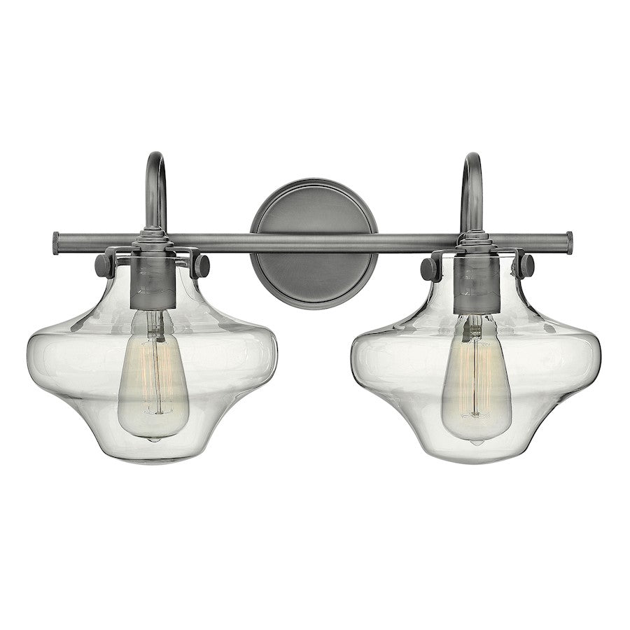 Bathroom Vanity Light with Clear Glass