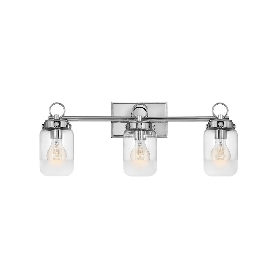 Hinkley Lighting Penley 3 Light Interior Bath Vanity in Polished Nickel - 5063PN