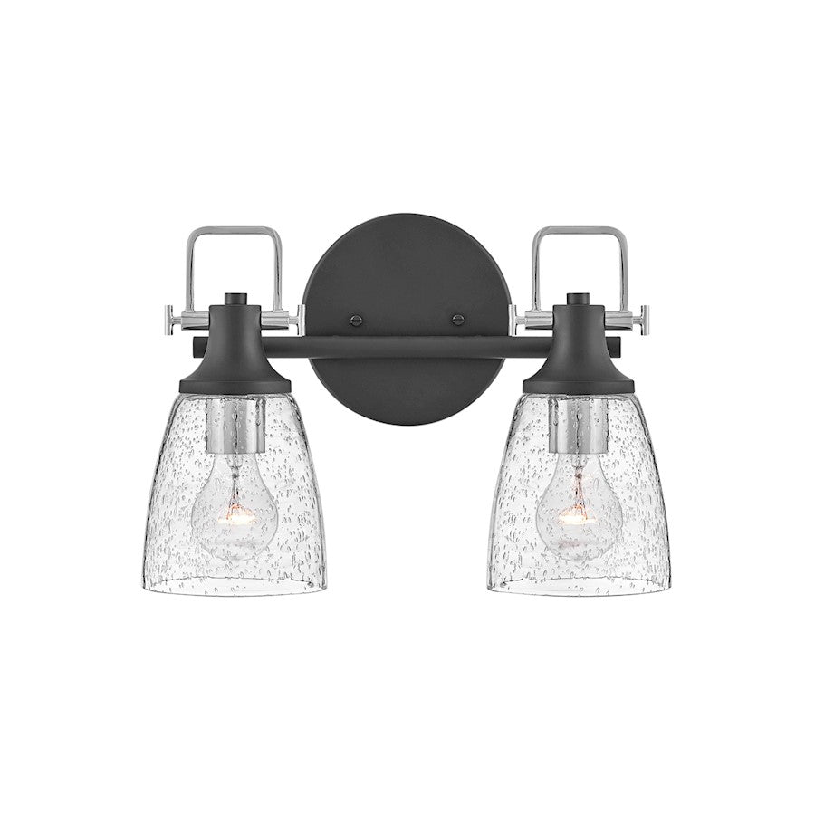 Hinkley Lighting Easton 2 Light Bath Vanity, Black CM - 51272BK-CM