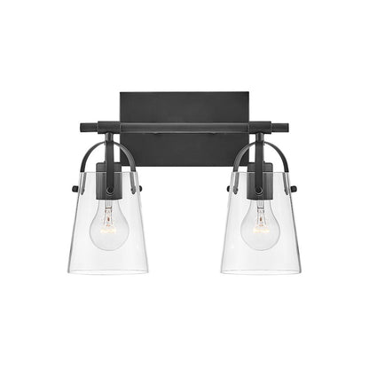 Hinkley Lighting Foster 2 Light Vanity in Black - 5132BK