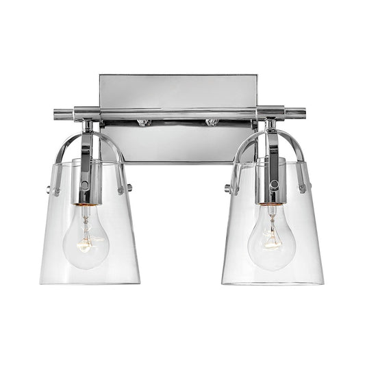 Foster Bathroom Vanity Light, Chrome