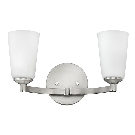 Bathroom Vanity Light, Brushed Nickel