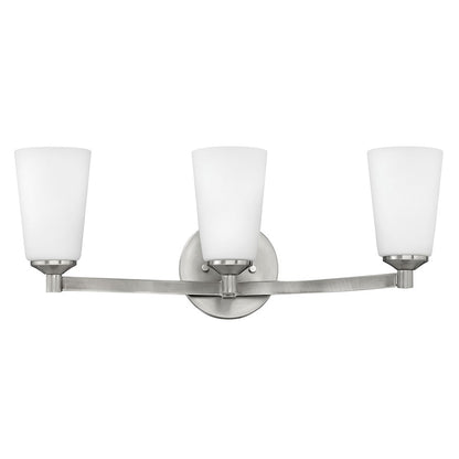 Bathroom Vanity Light, Brushed Nickel