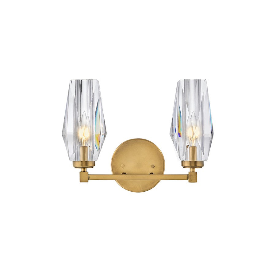 Hinkley Lighting Ana 2 Light Vanity in Heritage Brass - 52482HB