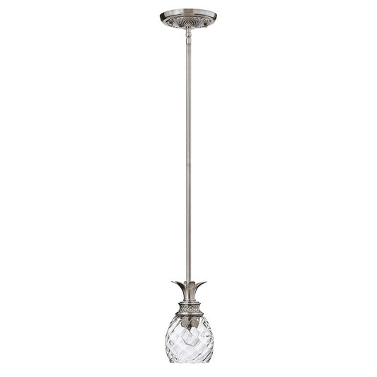 1 Light Mini Pendant, Antique Nickel