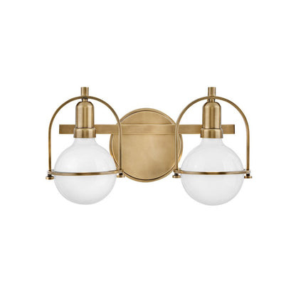 Hinkley Lighting Somerset 2 Light Vanity in Heritage Brass - 53772HB