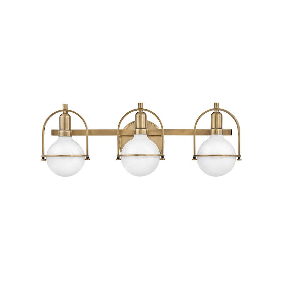 Hinkley Lighting Somerset 3 Light Vanity in Heritage Brass - 53773HB