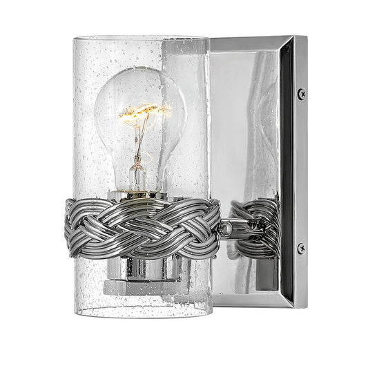 Nevis Bath Single Light, Sconce, Polished Nickel