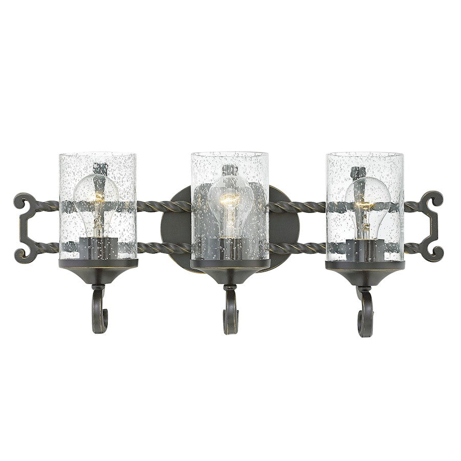 Bathroom Vanity Light, Olde Black